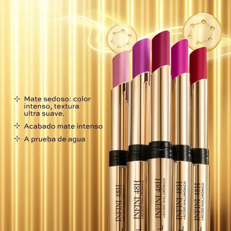 Labial En Barra Infini Lbel Mate Hidratante 48h