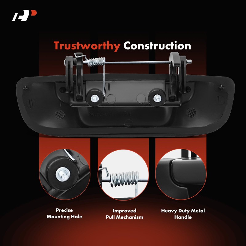 A-Premium Upgraded Metal Tailgate Handle Liftgate Latch Handle Compatible with