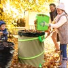 Colwelt Collapsible Garden Bag 47Gallon, Collapsible Leaf Bags with Hard