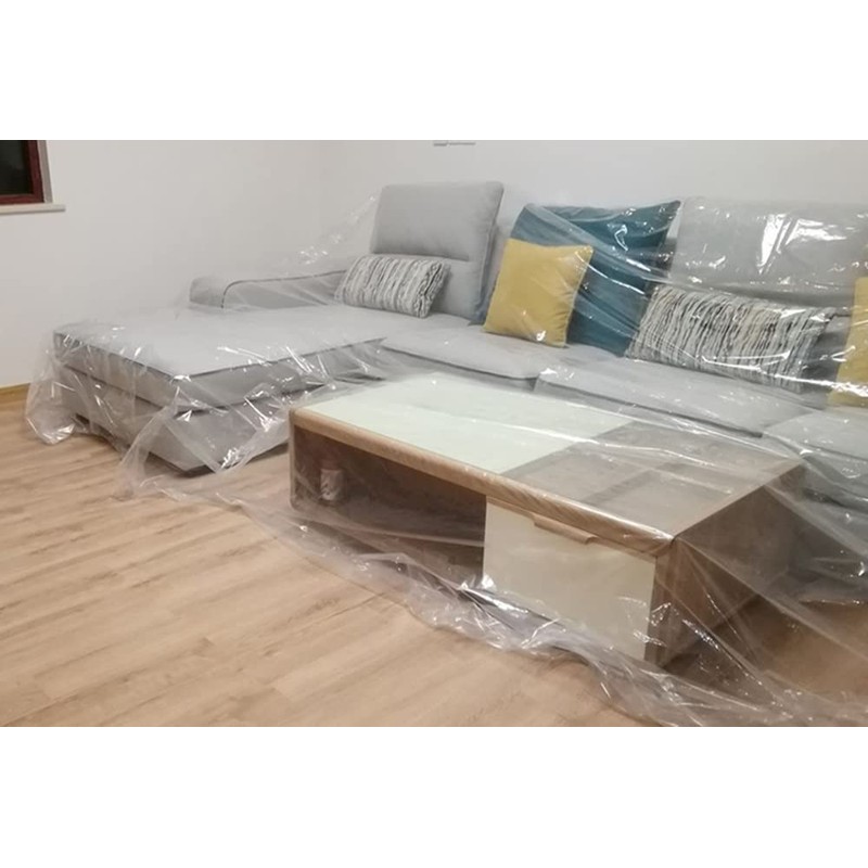 1 Pack Furniture Cover, Plastic Sofa Cover Protector, Extra Large