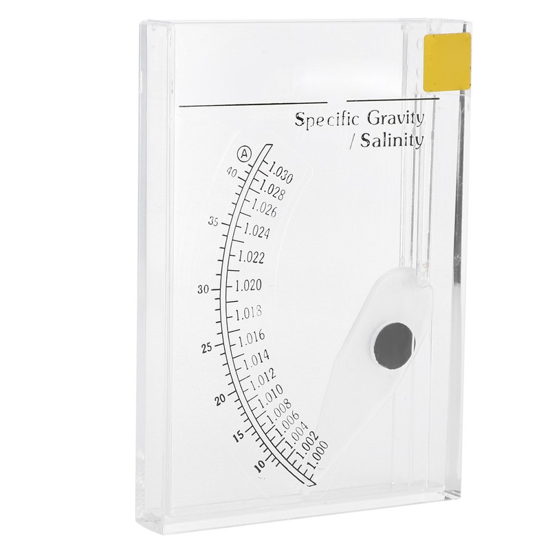 Accurate Sea Hydrometer Saltwater Salinity Meter Specific Gravity Test for