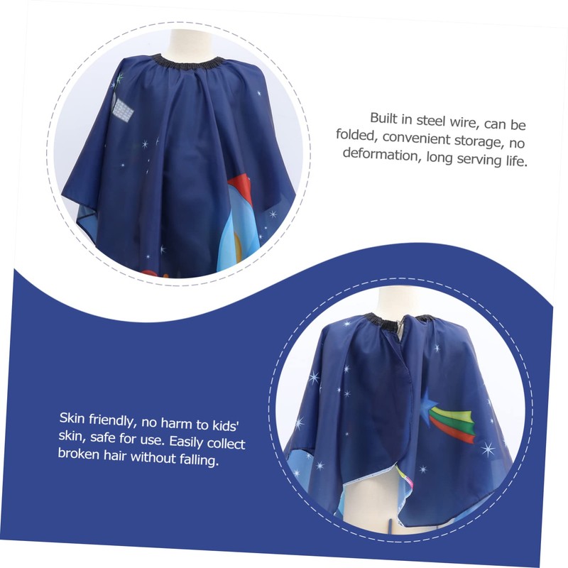 LALAFINA Professional Barber Styling Salon Cloak Kids Haircut Cape Hair