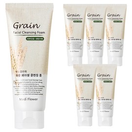 Mediflower Grain Facial Cleansing Foam, 150ml, 6 pieces / 메디플라워 곡물 페이셜 클렌징 폼, 150ml, 6개