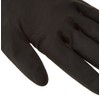 Euro Style Disposable Latex Gloves Medium Black/M – 100 g