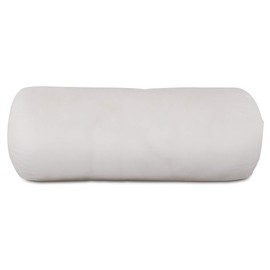 9Dx24 Outdoor Water Resistant Poly Round Bolster Neckroll Pillow Insert, Breathable Shell, Never Vacuum-Packed, Set of 2