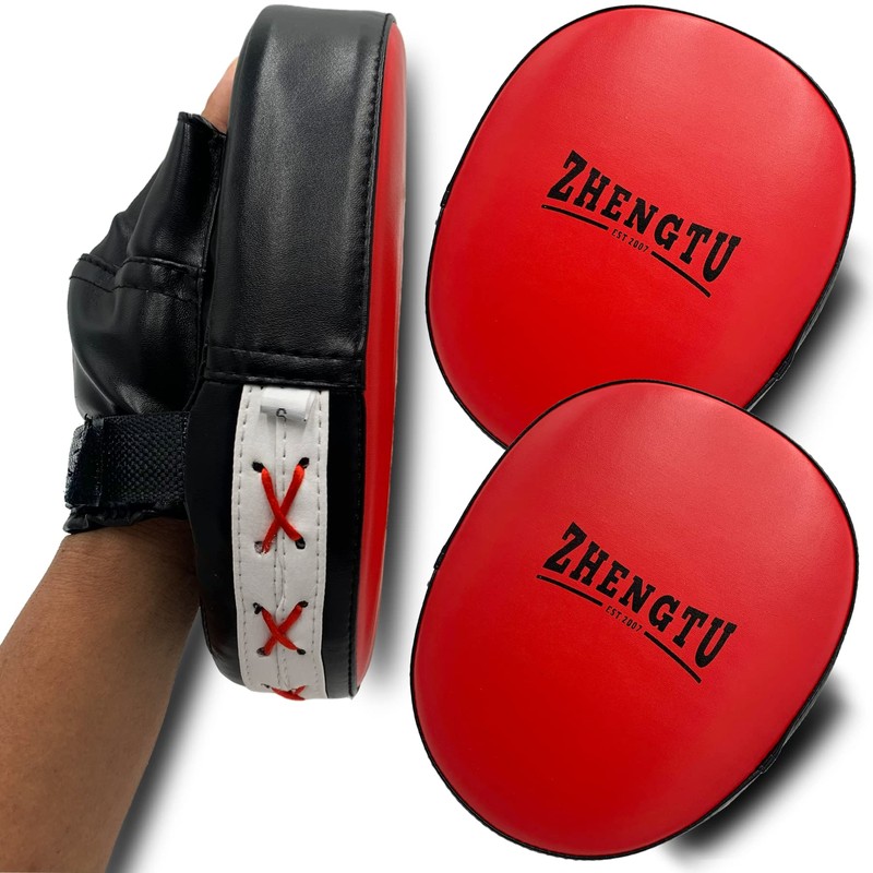 ZHENGTU Boxing Gloves with Mitt Set, One Size Fits Most,