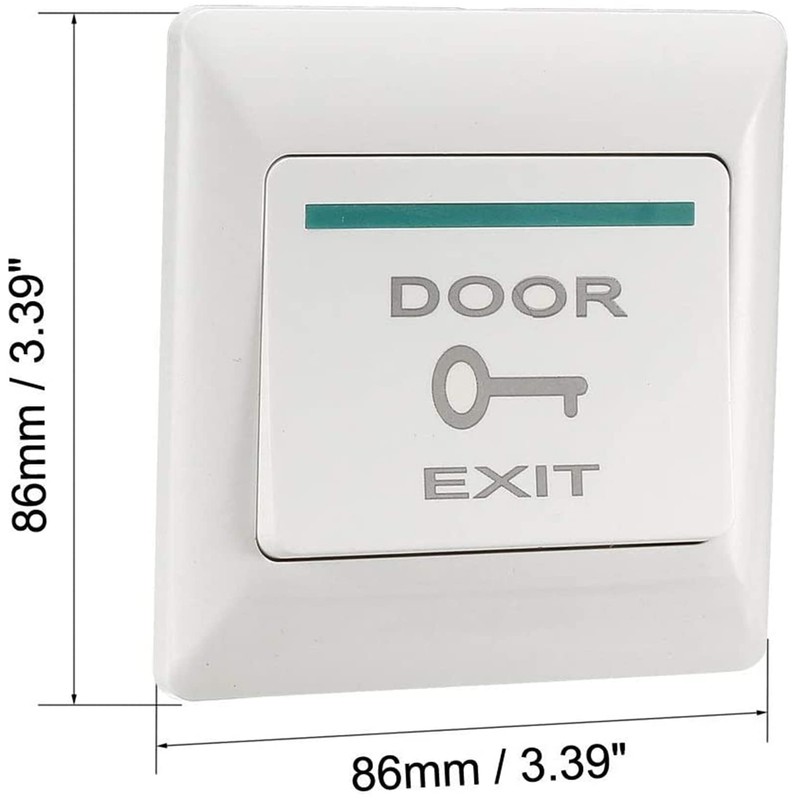 WANGCL 4 x Push Button Release Switch NO/NC/COM Switch Door