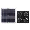 Solar Panel Fan Kit Monocrystalline Silicon Solar Panel Weatherproof 4
