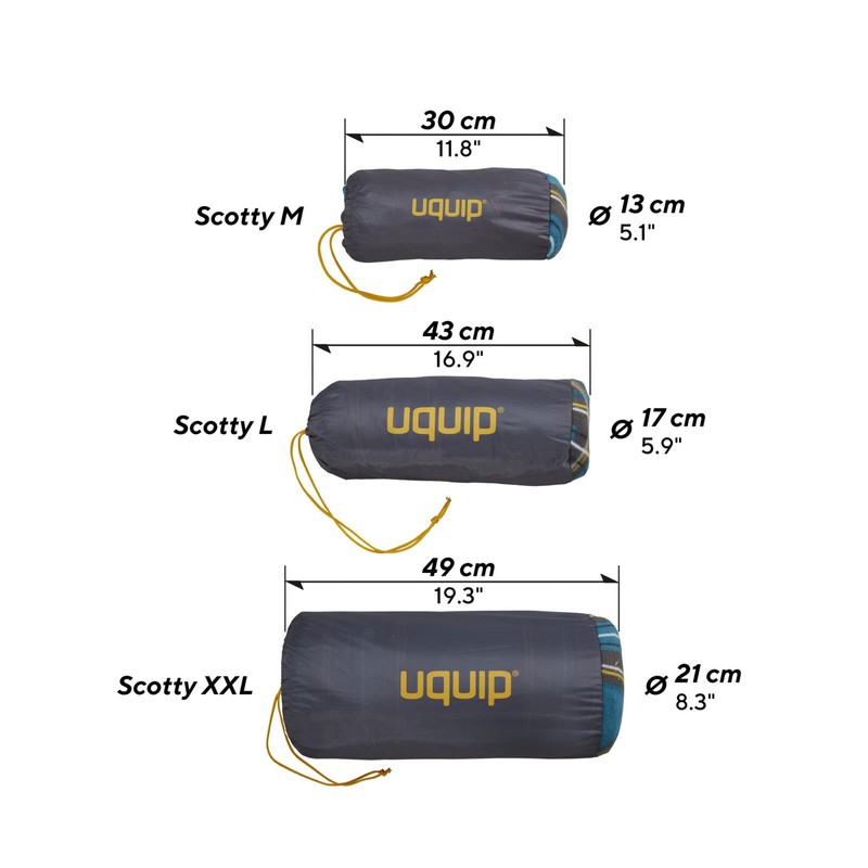 Uquip Scotty Polar Fleece Checquered Picnic Blanket, Scotty M (150