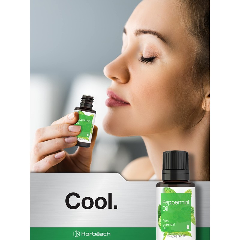 Horbäach Peppermint Essential Oil | .51 fl oz (15mL) |