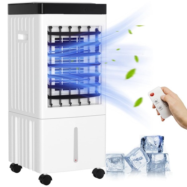 Frezon Portable 10L Evaporative Air Conditioner 3-IN-1 Evaporative Cooler w/Remote