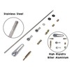 MIKODA Billet Aluminum Shift Transmission Column Linkage Kit Compatible with