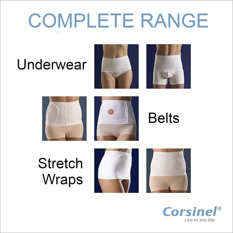 Corsinel StomaSafe Plus Ostomy/Hernia Support Garment Light 3216 by TYTEX