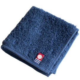 TABARAT Towel Handkerchief, Imabari, 1 Sheet, 7.9 x 8.8 inches (20 x 20 mm), Compact Hand Towel, Men's (Blue)