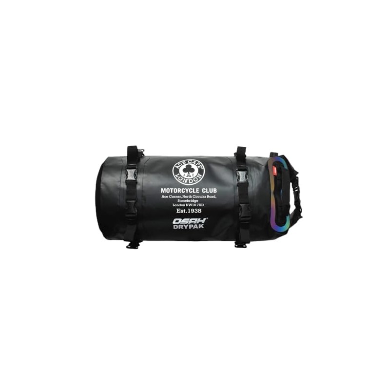 ACE CAFE x OSAH DRYPAK WATERPROOF TAILPACK BLACK