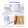 MINGKAI 3pcs Multi-Functional Five Hole Hook Folding Clothes Hanger for