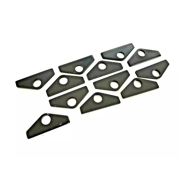 Unbranded Black Valve Cover Mini Tabs Hold Down SBF Small