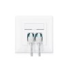DIGITUS CAT 6A Class EA Junction Box, Shielded 2 x