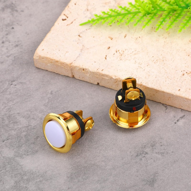 2 Pack Lighted Doorbell Button Replacement, Push Door Bell Ringer