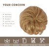 BARSDAR 100% Human Hair Bun - Real Human Hair Messy