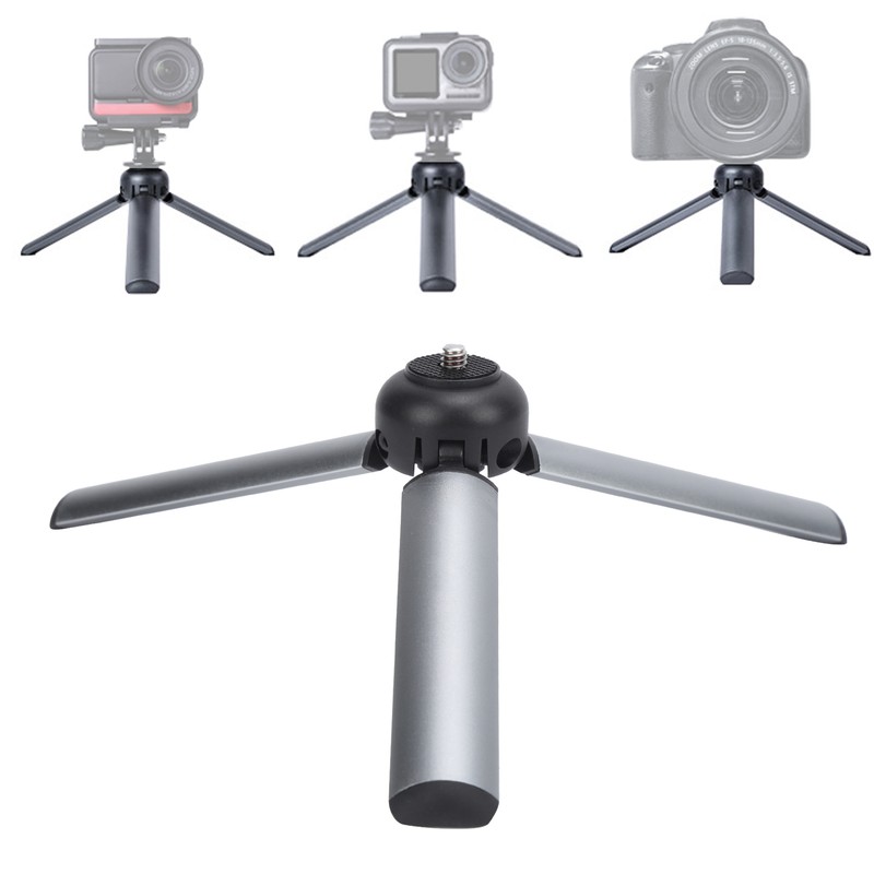 Sunnylife Aluminum Alloy Mini Tripod Handheld Foldable Bracket Action Camera