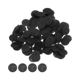 sourcing map Pack of 300 Round Felt Circles 10 mm 3/8 Inch Craft Felt Pads Non-Woven Fabric Felt Cushion Black
