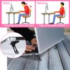 XLIUAX Portable Keyboard Riser for Desk, 2pcs Mini Foldable Laptop