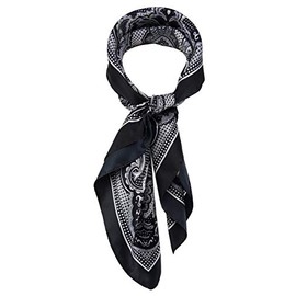 TigerTie Women's Patterned Neckerchief - Scarf Size 60 x 60 cm -