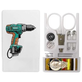 'Electric Power Drill' Mini Travel Sewing Kit (SE00030881)