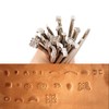 20 PCS Leather Stamping Tools, Manual Pattern Stamps Punch Set