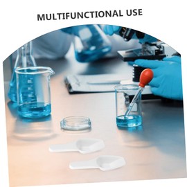 CIYODO 10ml Plastic Weighing Spoon Ice Scoop 10pcs Sample Spoon Set Perfect for Use