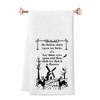 WCGXKO Zero Fucks Kitchen Towel - Rude Field of Fucks