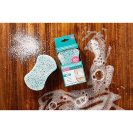 Spongeables Spongeables Exfoliating Body Wash In A Sponge, Sea Salt, Contains Avocado Oil and Vitamin E, Cleanse, Exfoliate, and Moisturize, 3.5 Oz, 20+ washes, Pack Of 1