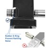 METOWARE Chrome Trailer Hitch Lock, 5/8" Dia Barbell-Style Locking Hitch