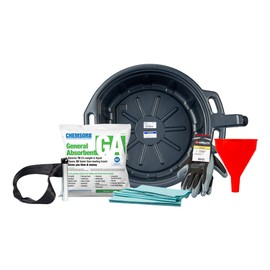 Groz - 41960DK Deluxe No Mess Oil Change Kit with 4-1/4 Gallon Drain Pan