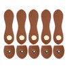 5 Set Leather Snap Buckles Soft Wearable DIY Sewing Leather