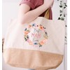 Lovely Mothers Day Shopper Bag - Best Mam Ever Flower