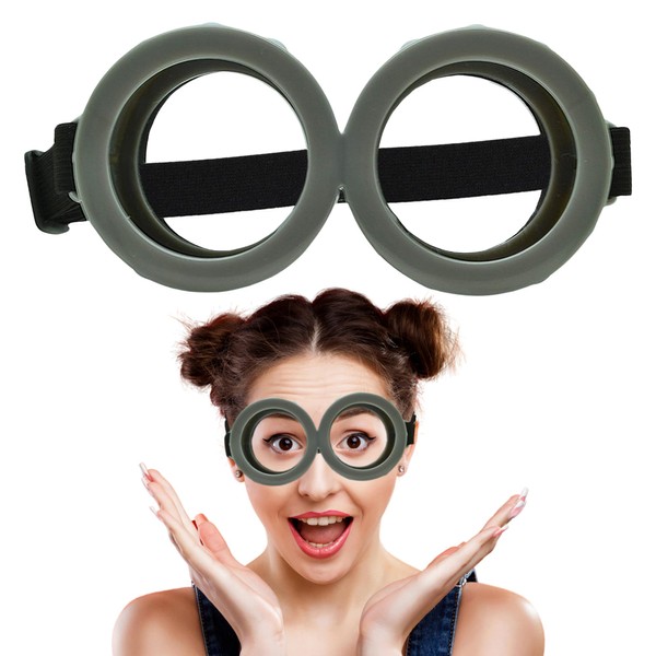 3pc Yellow Fancy Dress Adult - Yellow Beanie Hat, Goggles