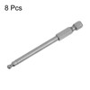 HARFINGTON 8Pcs Ball End Hex Head Wrench Screwdriver Bit H4
