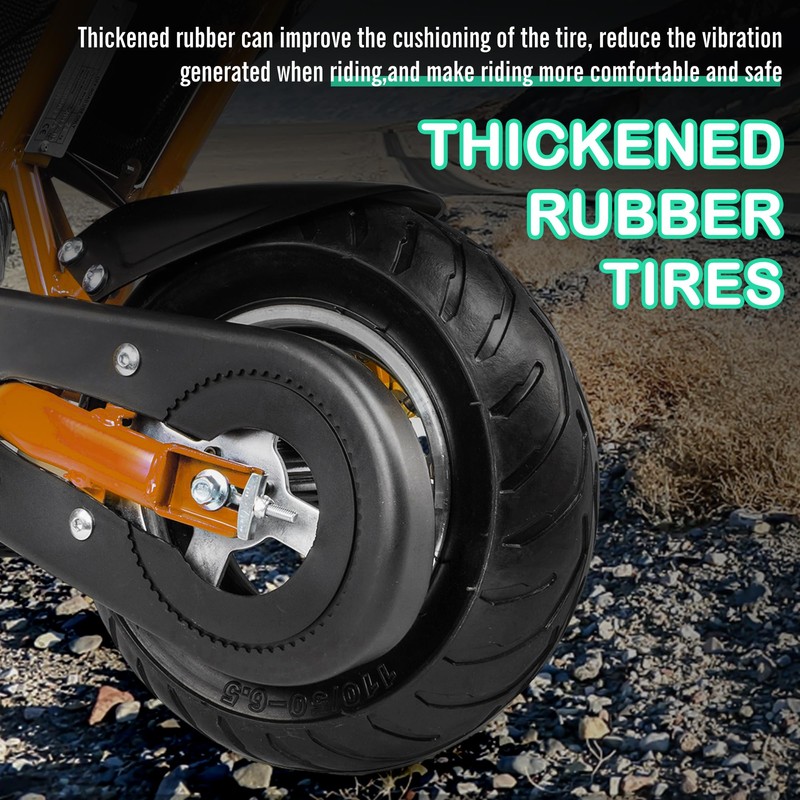 110/50-6.5 Tire and Tube,For 38cc 47cc 49cc Mini Pocket Rocket