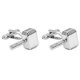 Thor Hammer Novelty Cufflinks Mjolnir Norse Nordic Viking Wedding Xmas Cuff Links Gift BNWT/NEW