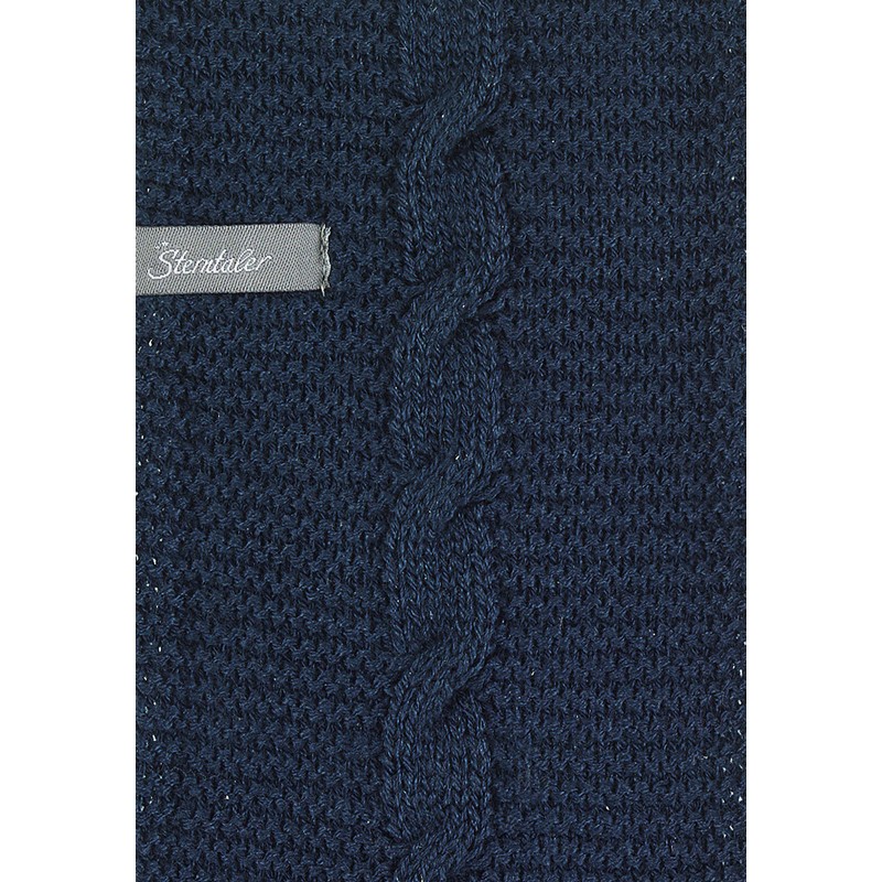 Sterntaler Unisex Children's Headband Baby Headband Knitted Bow, Navy, 49,