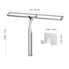 Shower Squeegee for Glass Doors, Stainless Steel Shower Squeegee for