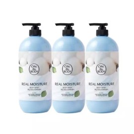 On The Body 온더바디 리얼모이스처 웜코튼 바디워시 900g 3개 (코튼,머스크향) On The Body Real Moisture Warm Cotton Body Wash 900g 3pcs (Cotton, Musk Scent)