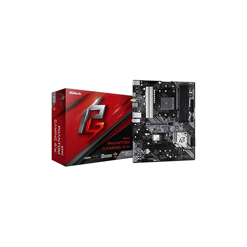 ASRock B550 Phantom Gaming 4 AC Supports 3rd Gen AMD