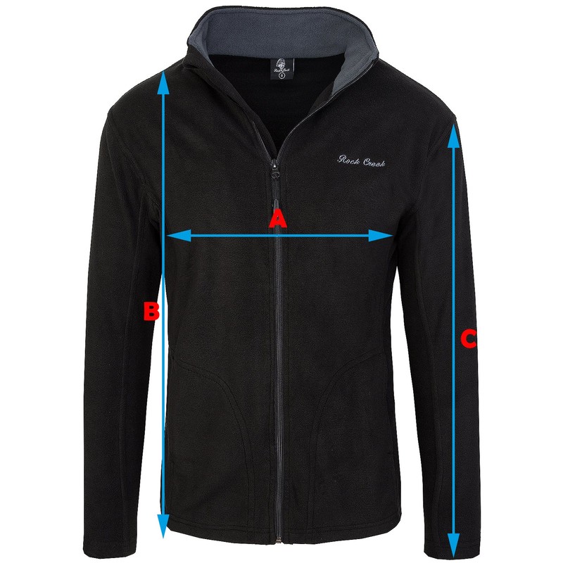 Rock Creek H-139 Men's Fleece Jacket, Sweat Jacket, Transition Jacket,