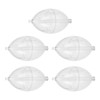 Gllehkt 5Pcs FishingsCastings Bobbers Float Fishing Clear Float Plastics Oval
