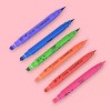 Mafab Set 6 Delineadores Doble Punta Sello Figuras Colores Matte