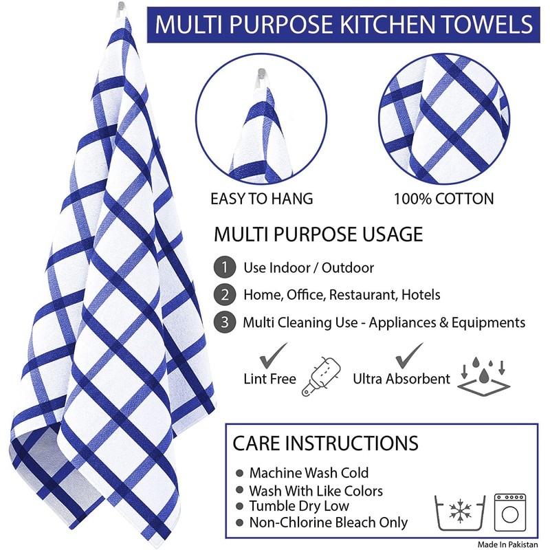 Trade Fountain Tea Towels - Pack of 5 Tea Towels