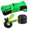 STEGODON Synthetic Winch Rope, 1/4'' x 50ft 10,000LBS Synthetic Winch